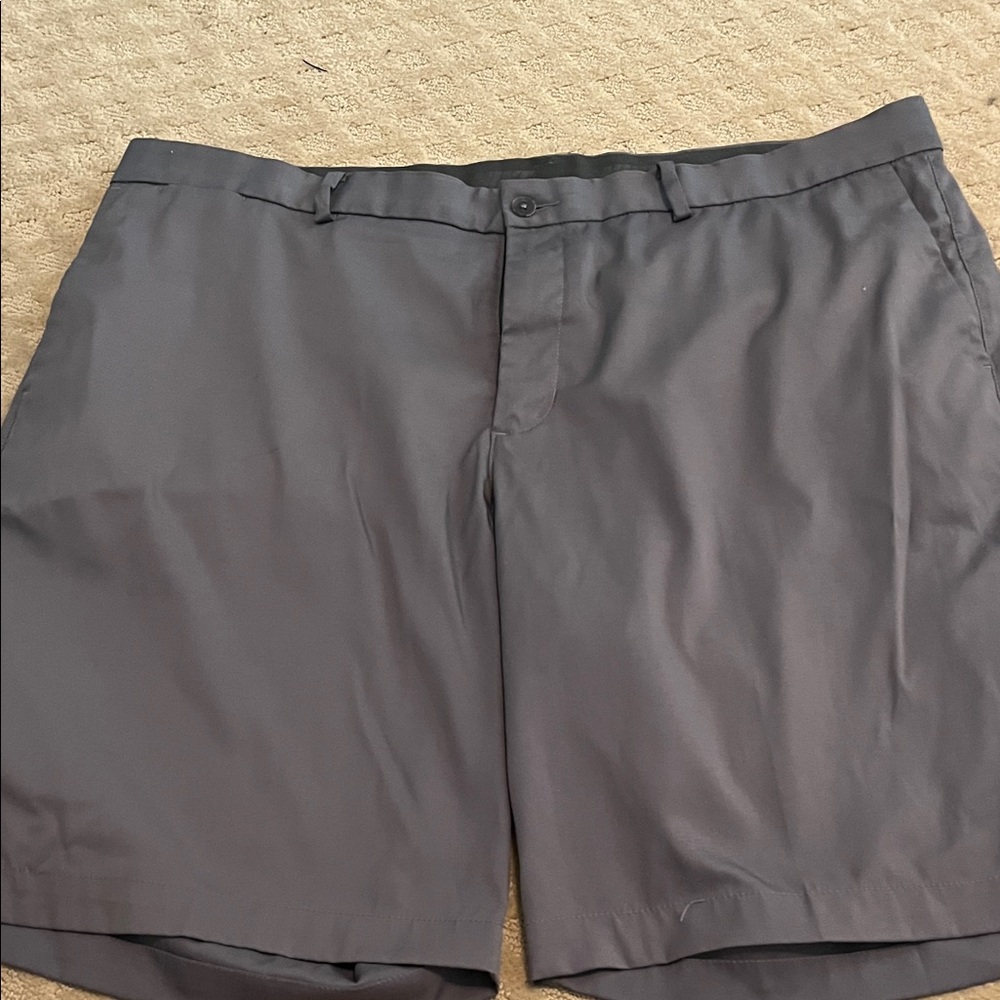 Nike Men's Charcoal Flat Front Shorts